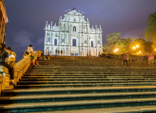 マカオ_聖ポール天主堂跡